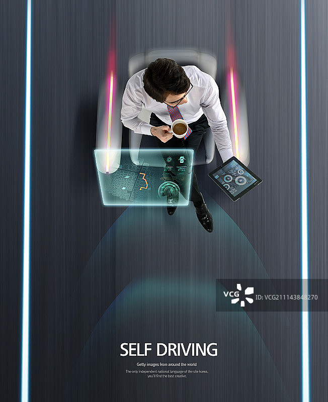 自动驾驶与未来工业革命图片素材
