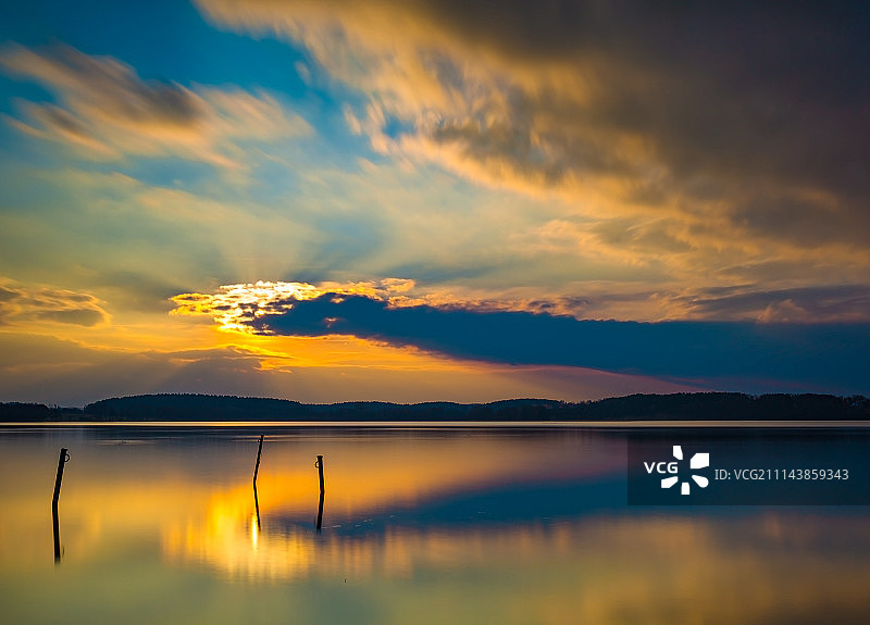温暖日落图片素材