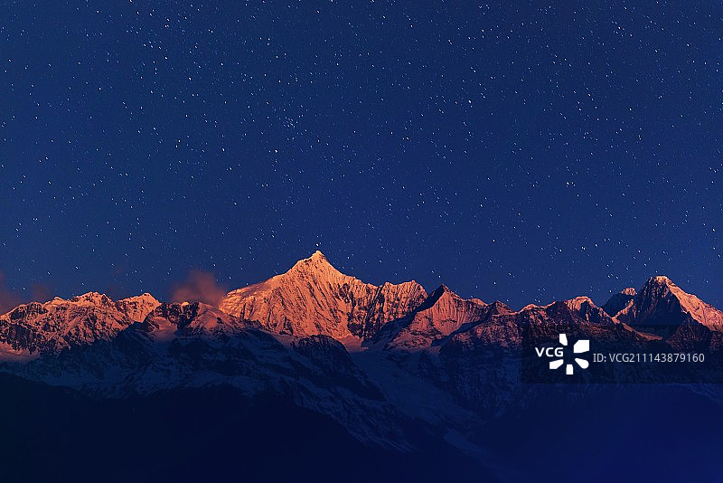 月光和星星图片素材