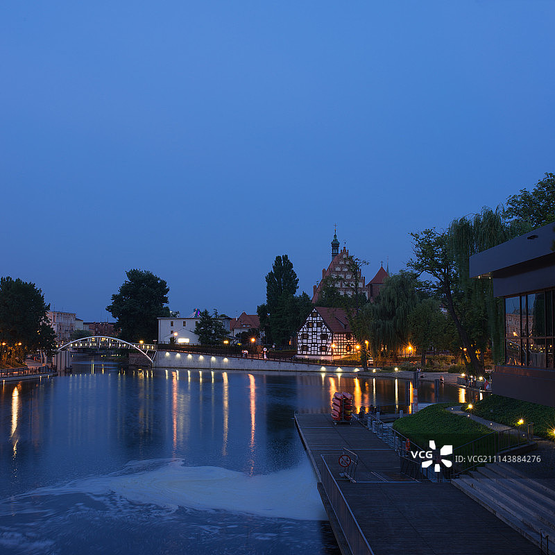 波兰比得哥什磨坊岛图片素材