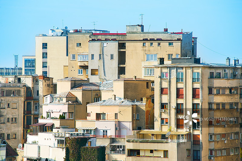 罗马尼亚布加勒斯特住房问题图片素材