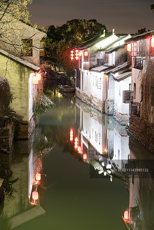 周庄雪景图片素材