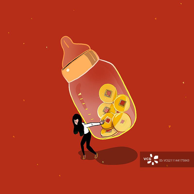 金融42-奶粉钱图片素材