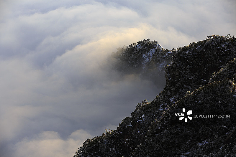 雪后黄山图片素材