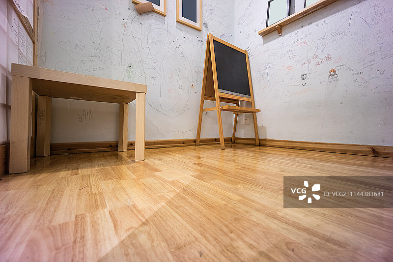 室内儿童涂鸦空间图片素材