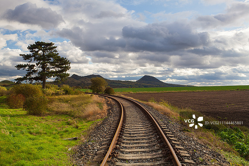 拉纳的单轨铁路图片素材