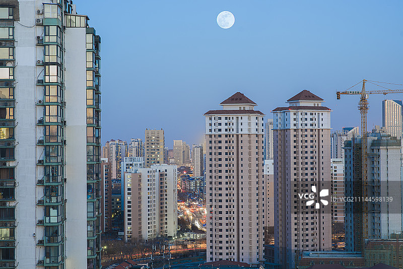 天津入夜图片素材