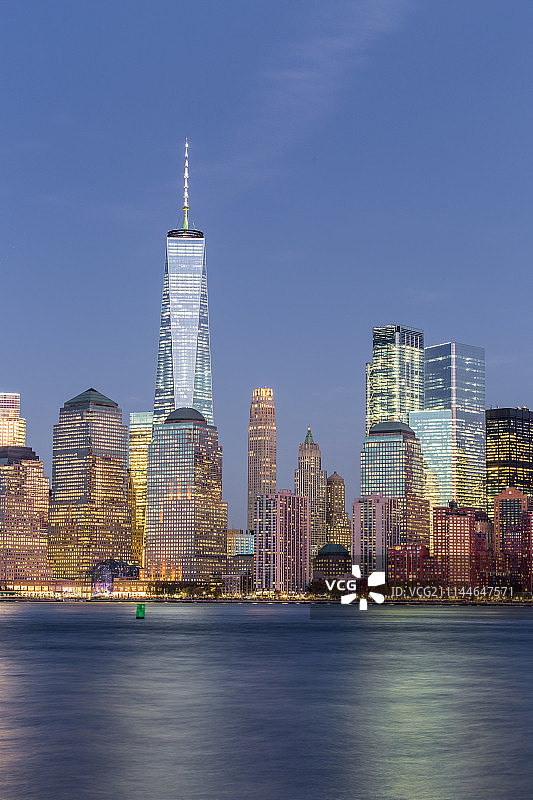 美国纽约城市风光，新世贸大厦图片素材