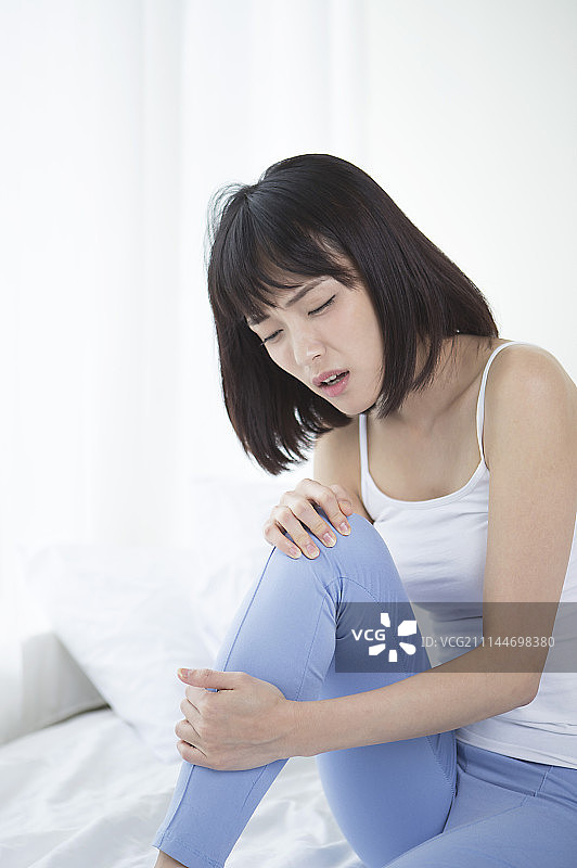 女性,关节痛,痛风图片素材