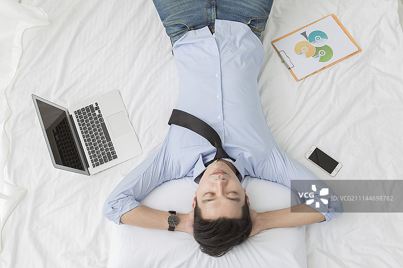 男性,在家工作,休息图片素材