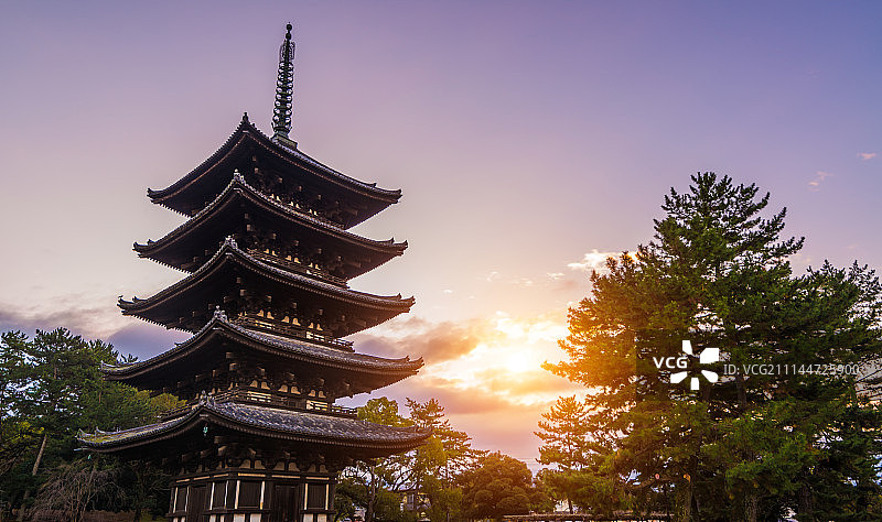 日本奈良兴福寺图片素材