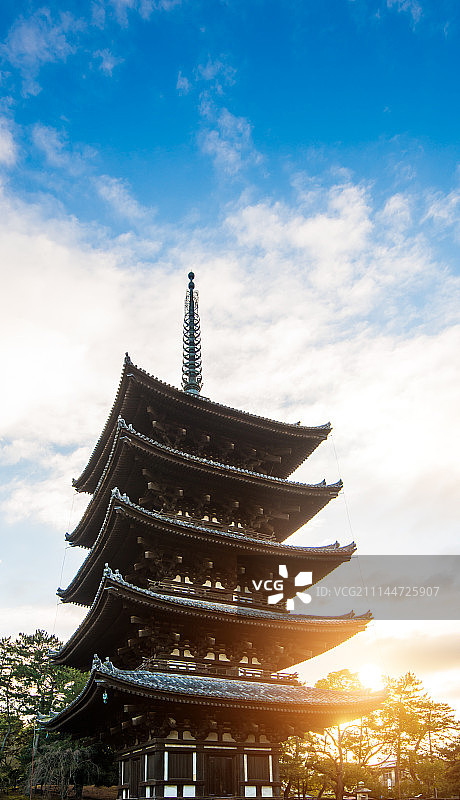 日本奈良兴福寺图片素材
