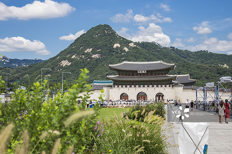 光化门前广场,光化门,韩国,亚洲图片素材