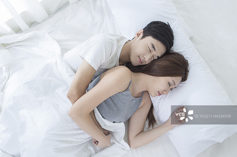 情侣,睡觉图片素材