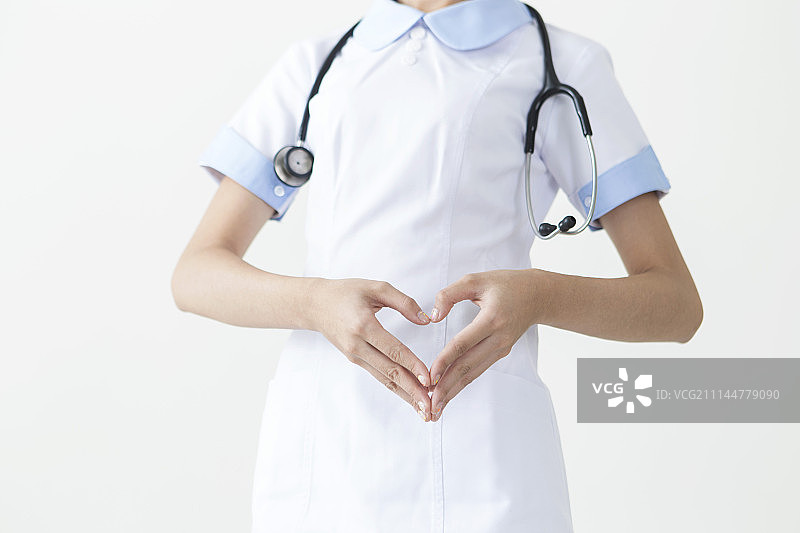 女护士,爱心图片素材