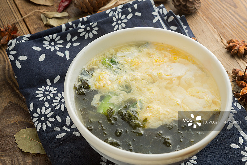 紫菜蛋花汤图片素材