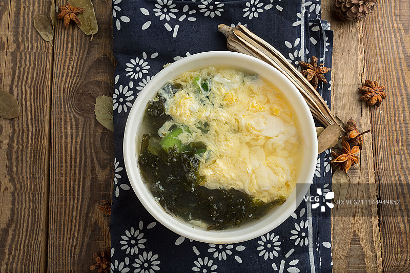 紫菜蛋花汤图片素材