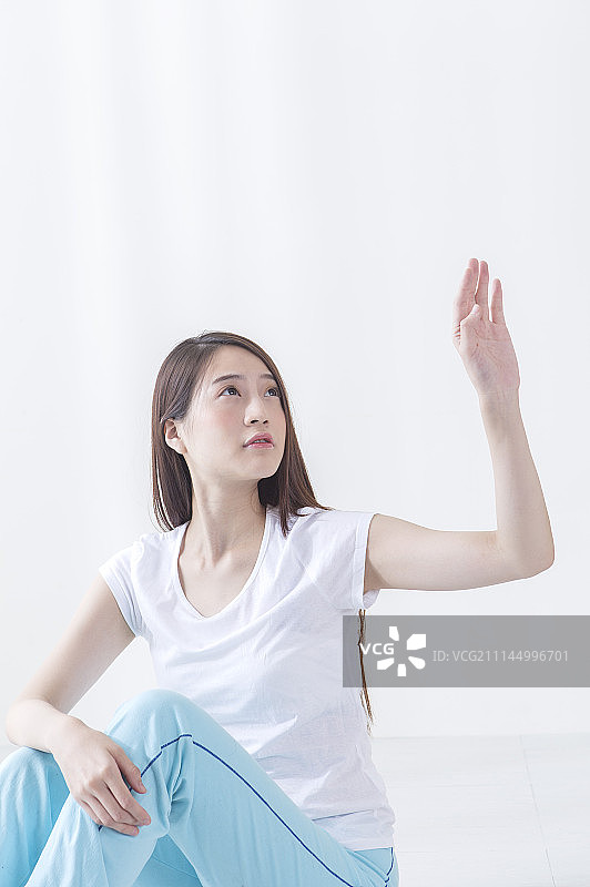 女性,触控图片素材