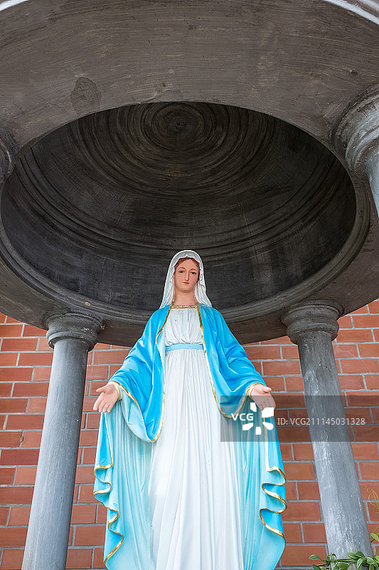 玛丽亚雕像图片素材