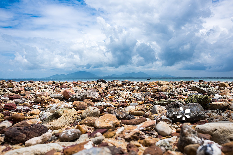 特写,鹅卵石,岩石,海滩图片素材