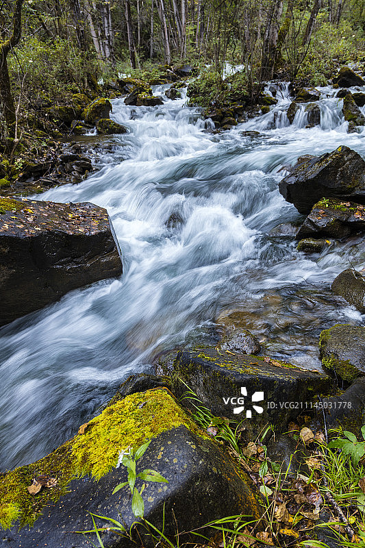四川省茂县松坪沟图片素材