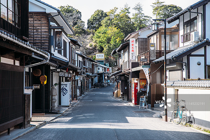 日本宫岛街道图片素材