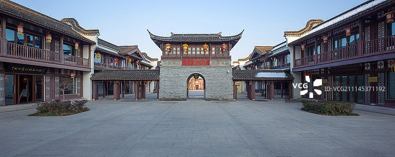 仿古建筑--城门图片素材