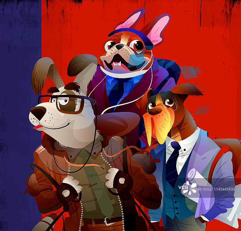 三人行图片素材