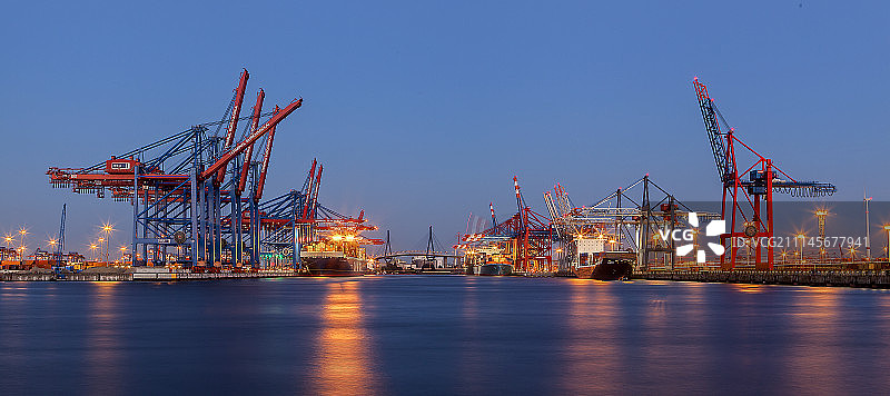 汉堡港口图片素材