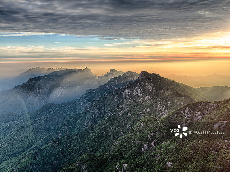 安徽九华山天台花台图片素材
