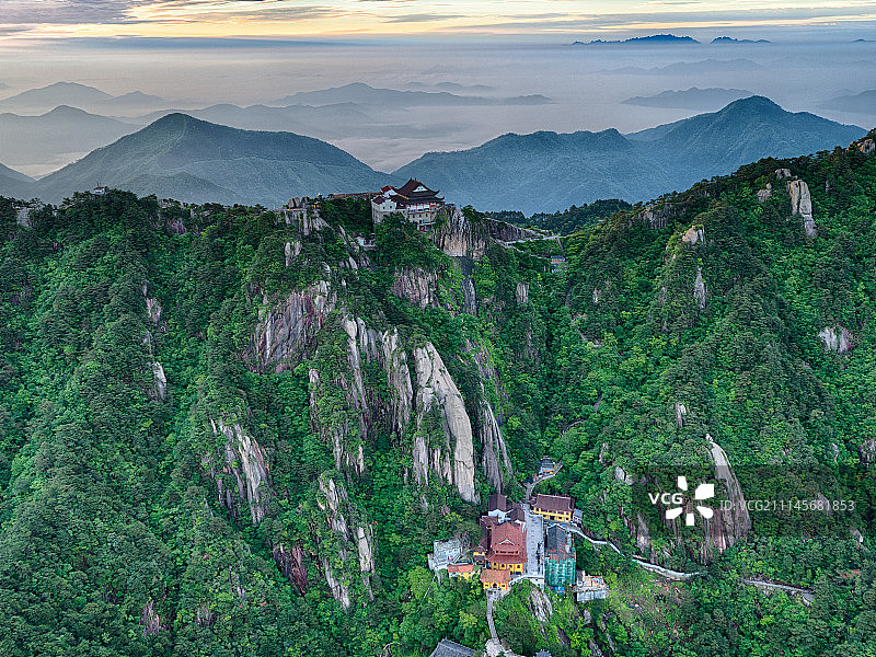 安徽九华山天台花台图片素材