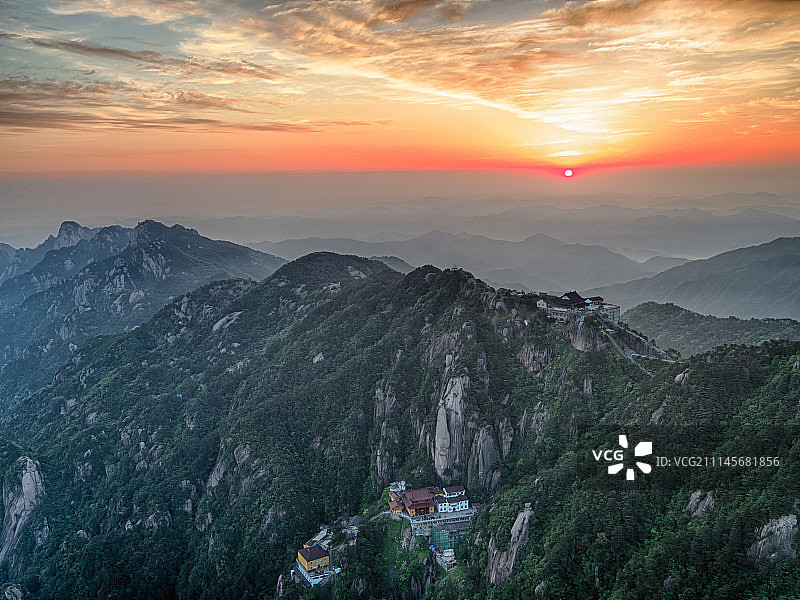 安徽九华山天台花台图片素材