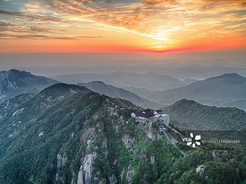 安徽九华山天台花台图片素材