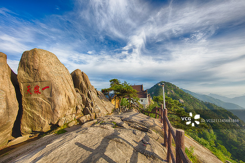 安徽九华山天台花台图片素材