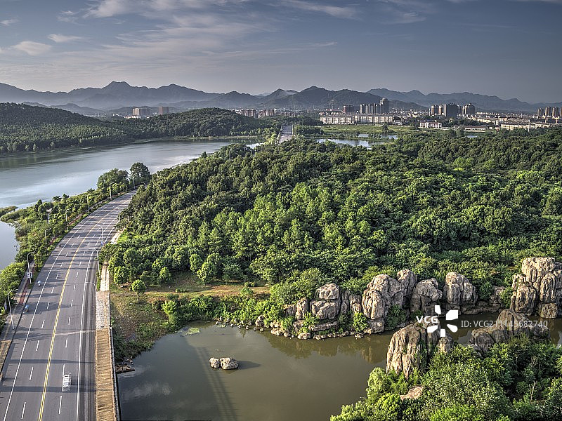 安徽九华山池州石台陵阳镇图片素材