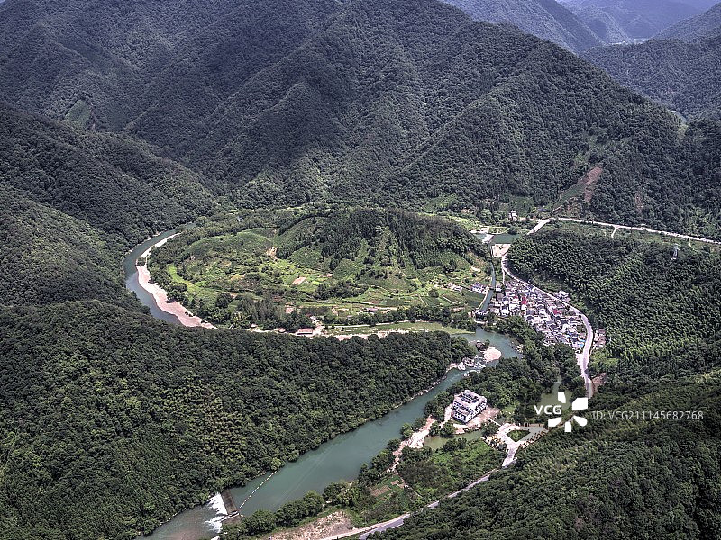 安徽九华山池州石台陵阳镇图片素材