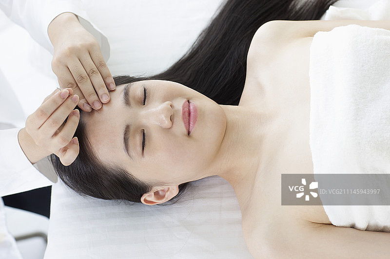 女性,中医师,针灸图片素材