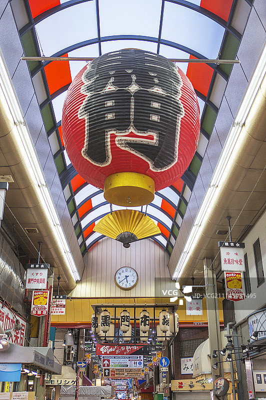 黑门市场,灯笼,日本,亚洲图片素材