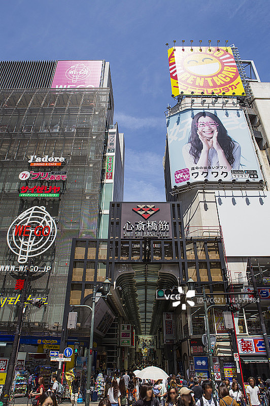 心斋桥,商店,日本,亚洲图片素材