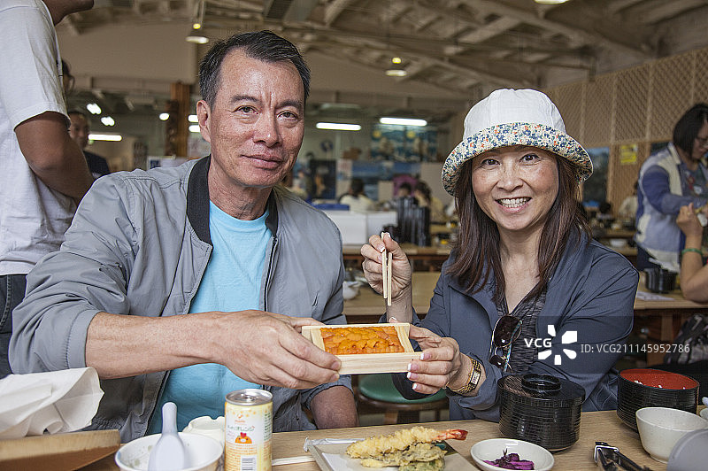丼饭,海鲜,海胆,北海道,日本,亚洲图片素材