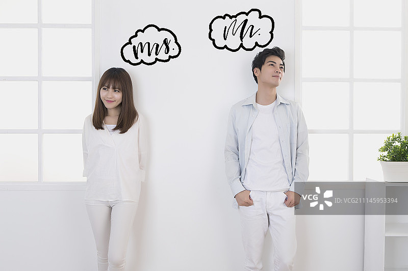 年轻情侣,幻想图片素材