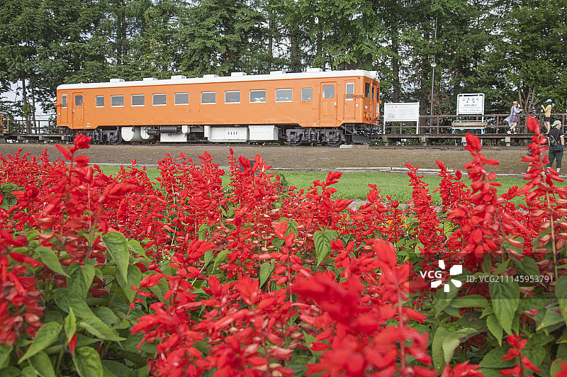 幸福车站,火车站,北海道,日本,亚洲图片素材