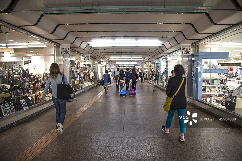 地下街,神户三宫,神户,日本,亚洲图片素材