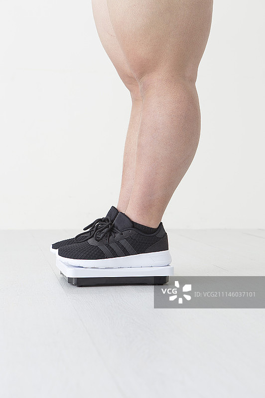 女性,肥胖,测量,体重图片素材