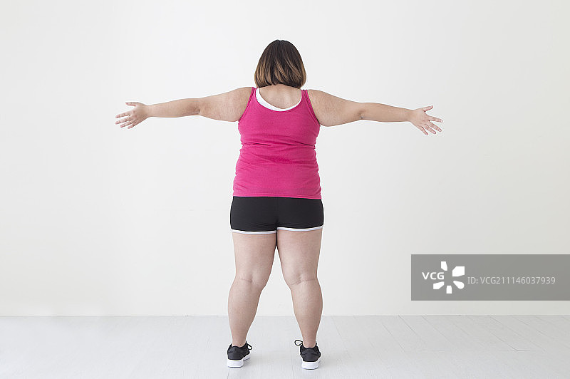 女性,减肥,运动,伸展图片素材