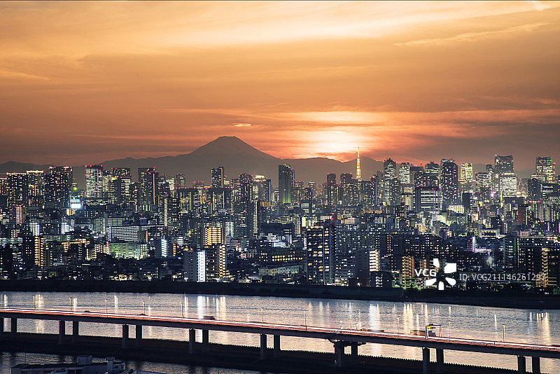 富士山美景图片素材