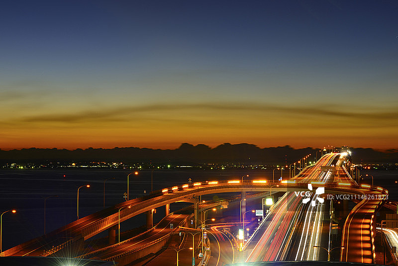 东京夜景城市风光图片素材