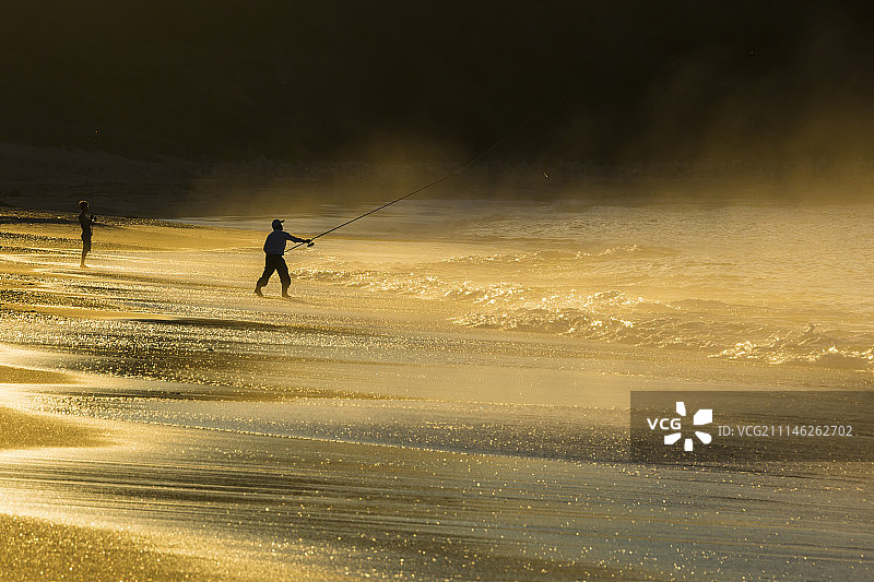 日本爱知县恋路之滨海滩图片素材