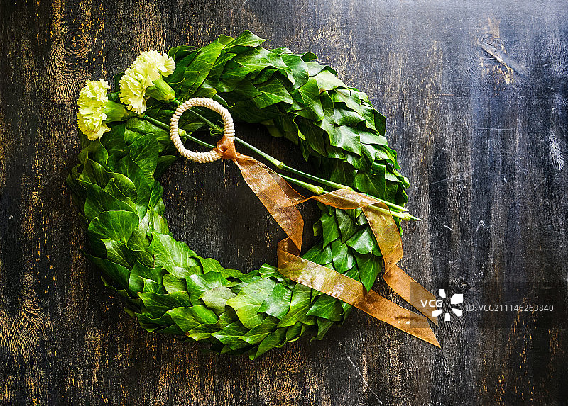 康乃馨花环图片素材