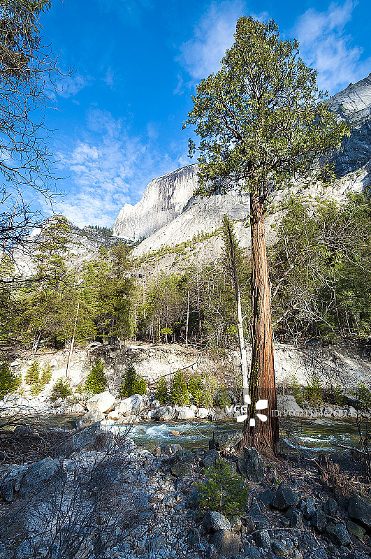 默塞德河与半圆顶图片素材